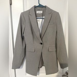 Calvin Klein grey blazer for women